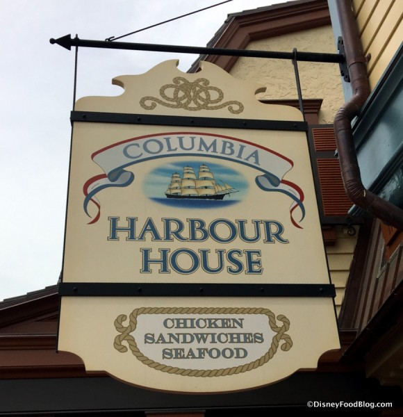 Columbia Harbour House sign