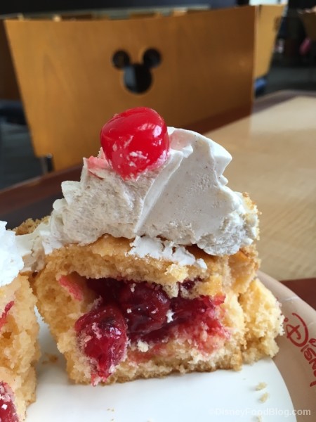 Cherry Pie Cupcake Interior