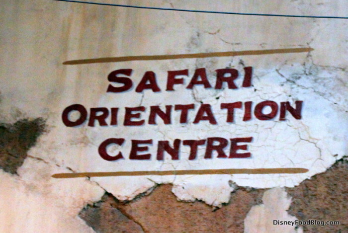 Safari Orientation Centre Sign