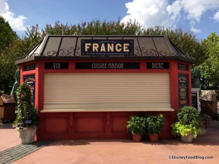 2017 Epcot Food and Wine Festival France Booth