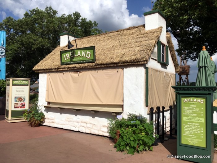 2017 Epcot Food and Wine Festival Ireland Booth