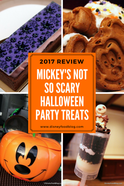 2017 Mickey’s Not-So-Scary Halloween Party Treats