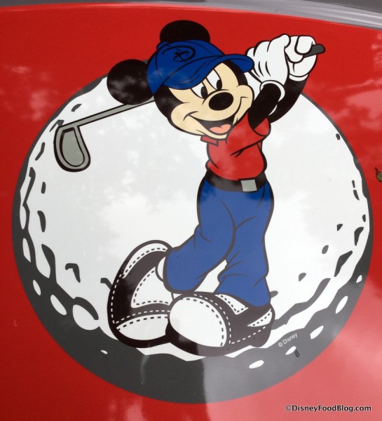 Close-up on Golfer Mickey