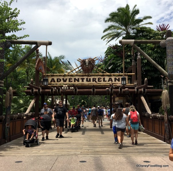 Adventureland in Magic Kingdom
