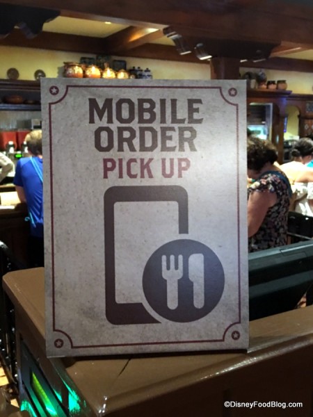Look for the Mobile Order Pick-Up signs!