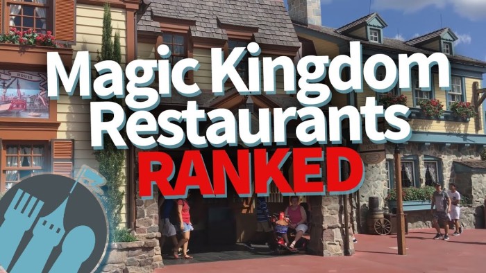 magic kingdom restaurants ranked