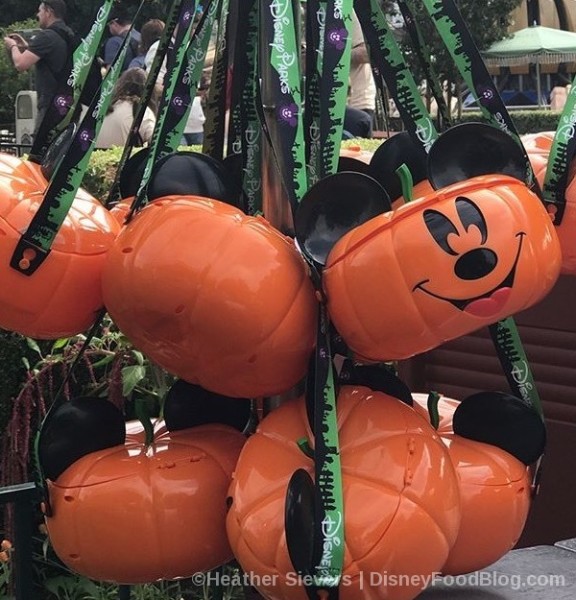 Pumpkin Mickey Popcorn Buckets