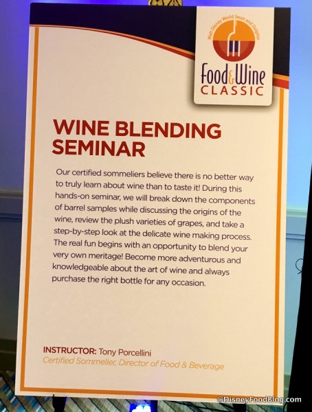 Wine Blending Seminar Preview