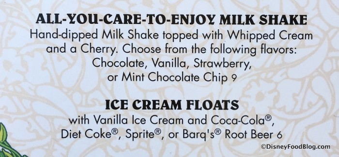 All-You-Care-to-Enjoy Milkshakes on the Menu