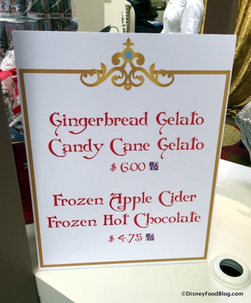 Holiday Treats sign at the Contemporary Gingerbread Display