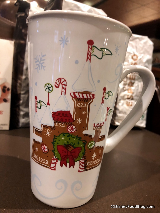 Disney Parks Starbucks Happy Holidays Ceramic Christmas Mug Cup Ornament NEW 