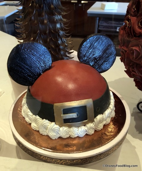 Santa Mickey Dome Cake