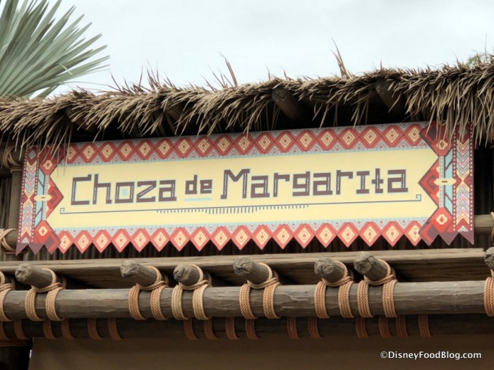 Choza de Margarita sign