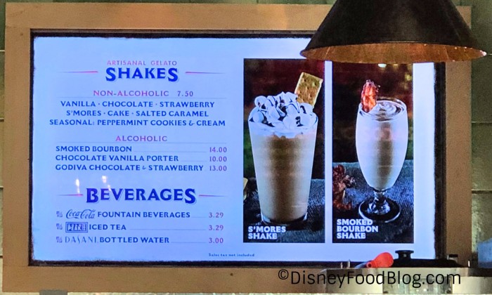 Shakes at D-Luxe Burger