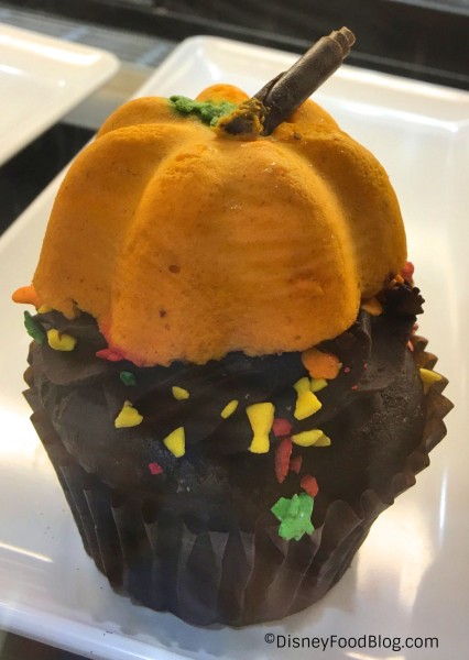 Pumpkin Chocolate Cupcake