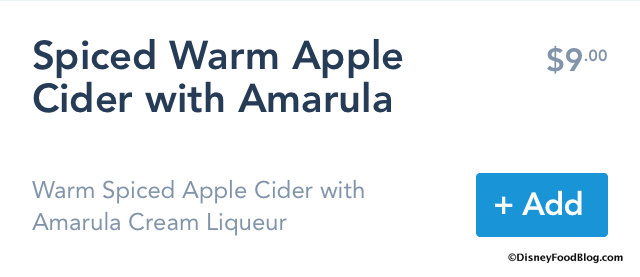 Spiced Warm Apple Cider on Mobile Order