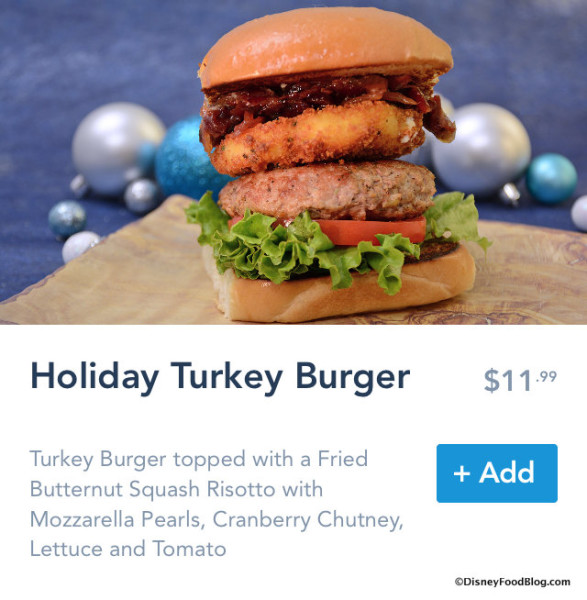 Holiday Turkey Burger on Mobile Order