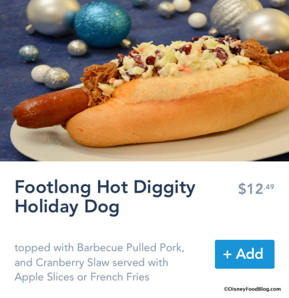 Hot Diggity Holiday Dog on Mobile Order