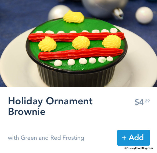 Holiday Ornament Brownie on Mobile Order