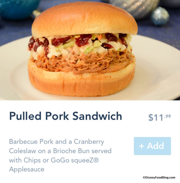 Pulled Pork Sandwich on Mobile Order