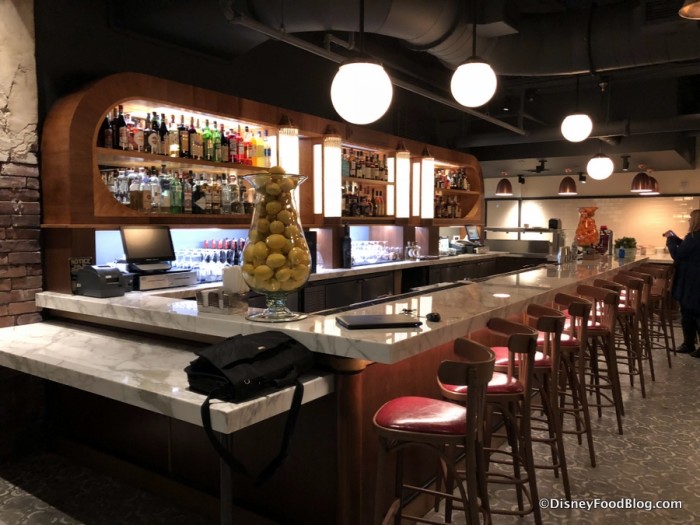 Bar Inside Enzo's Hideaway