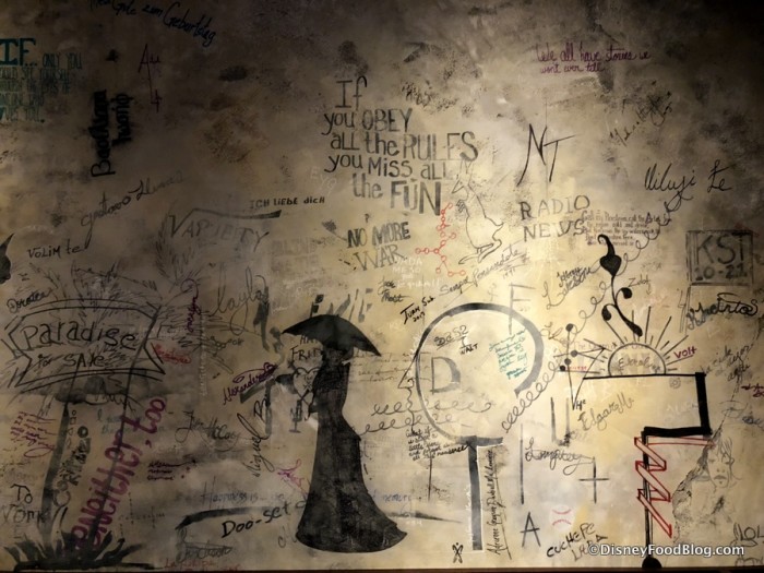 Enzo's Hideaway Tunnel Bar Graffiti