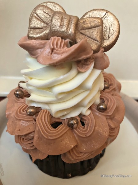Rose Gold Ears Cupcake
