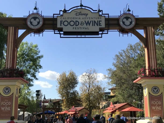 2018 Disney California Adventure Food and Wine Festival