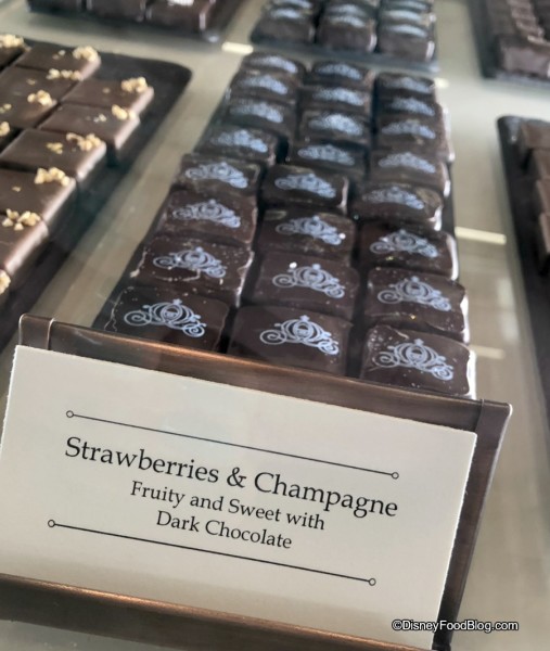 Strawberry and Champagne Chocolates at the Ganachery