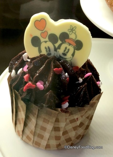 Red Velvet Cupcake at Trolley Car Cafe