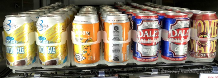 Canned beer at World Premier Food Court