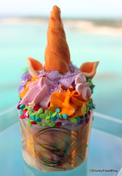 Unicorn Cupcake from Vanellope's onboard the Disney Dream