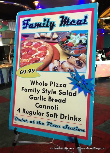 Family Meal sign