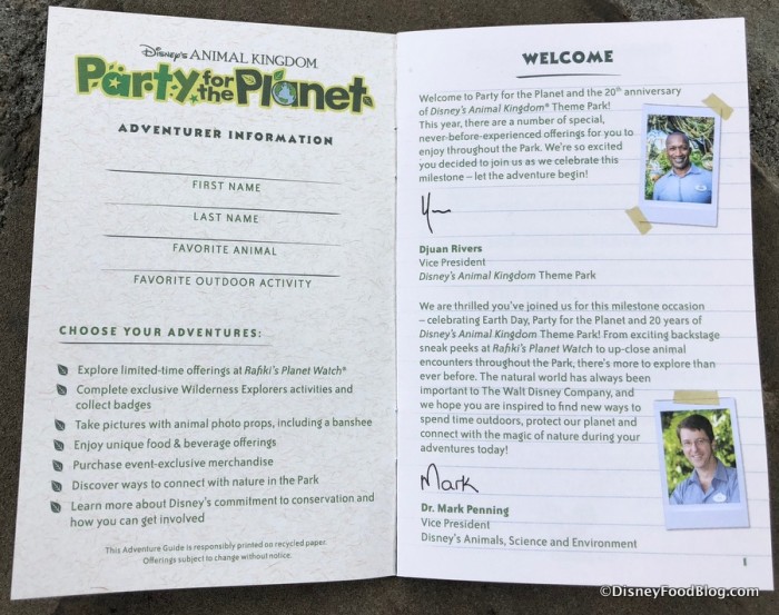 Party for the Planet Adventure Guide