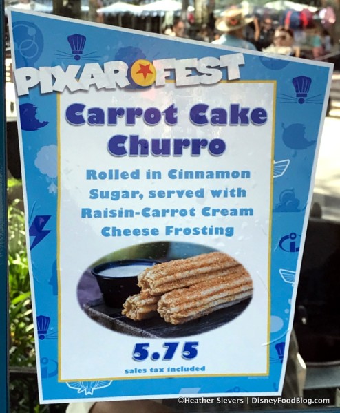 Carrot Cake Churros