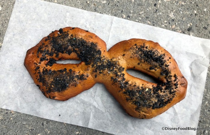 Mrs. Incredible's Pretzel Mask now comes with cheese! 