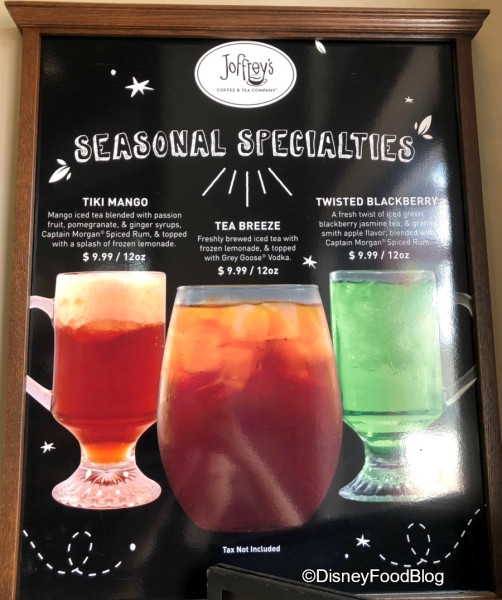 Joffrey's Seasonal Drinks