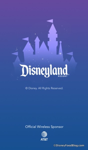 Disneyland app screenshot
