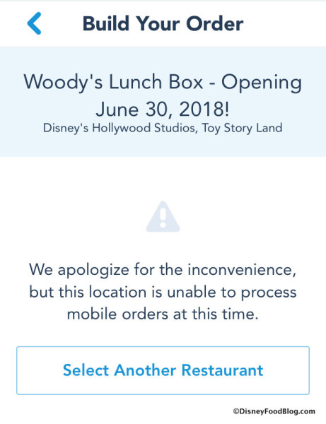 Woody's Lunch Box on Mobile Order screenshot