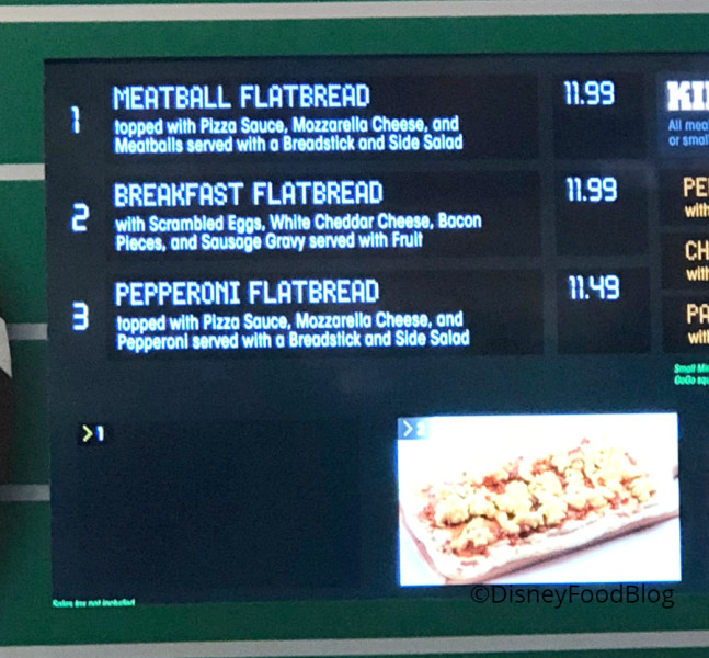 Meatball Flatbread on the Menu at End Zone Food Court