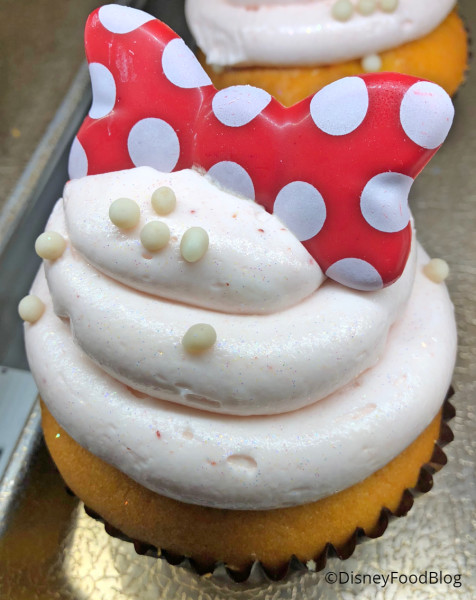 Minnie Mouse Strawberry Cupcake