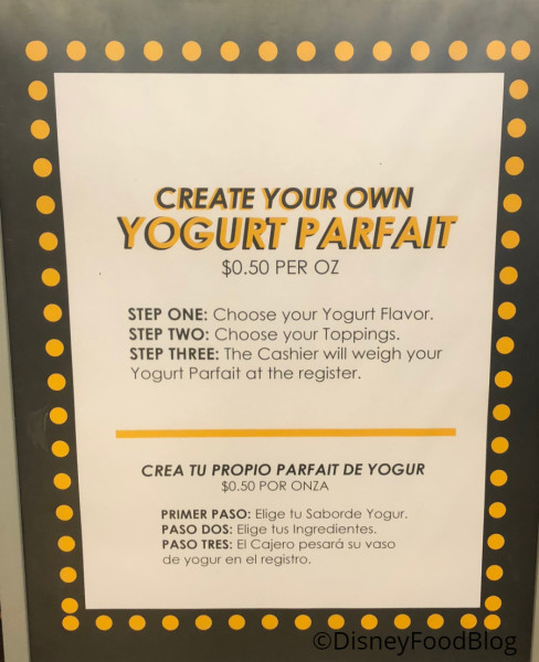 Create Your Own Parfait 