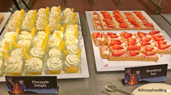 Pineapple Delight and Strawberry Tarts