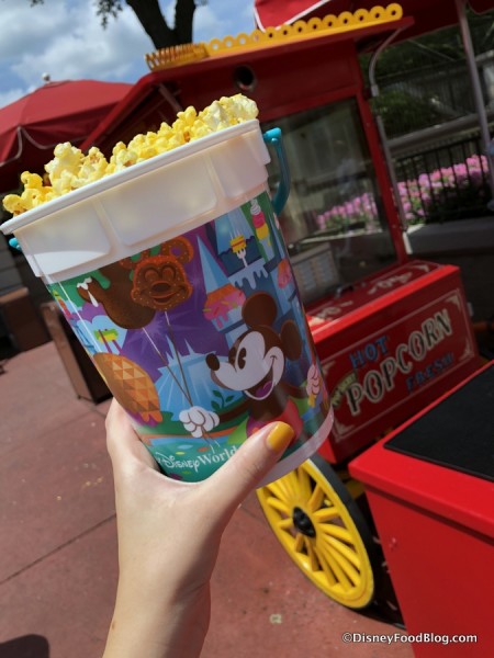 Refillable Popcorn Bucket on Main Street, U.S.A.