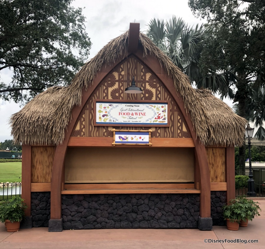 NEWS! Epcot Food and Wine Festival Booths are IN THE PARK! | the disney