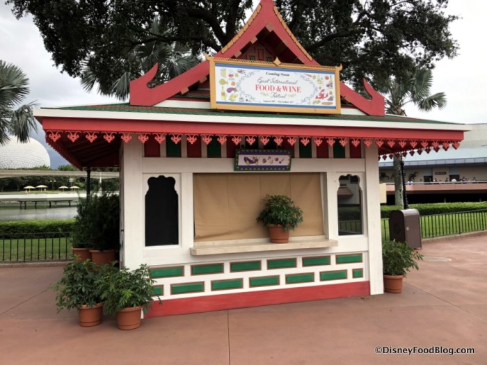 2018 Epcot Food and Wine Festival:Thailand Booth