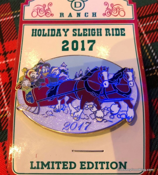 Holiday Sleigh Ride Pin