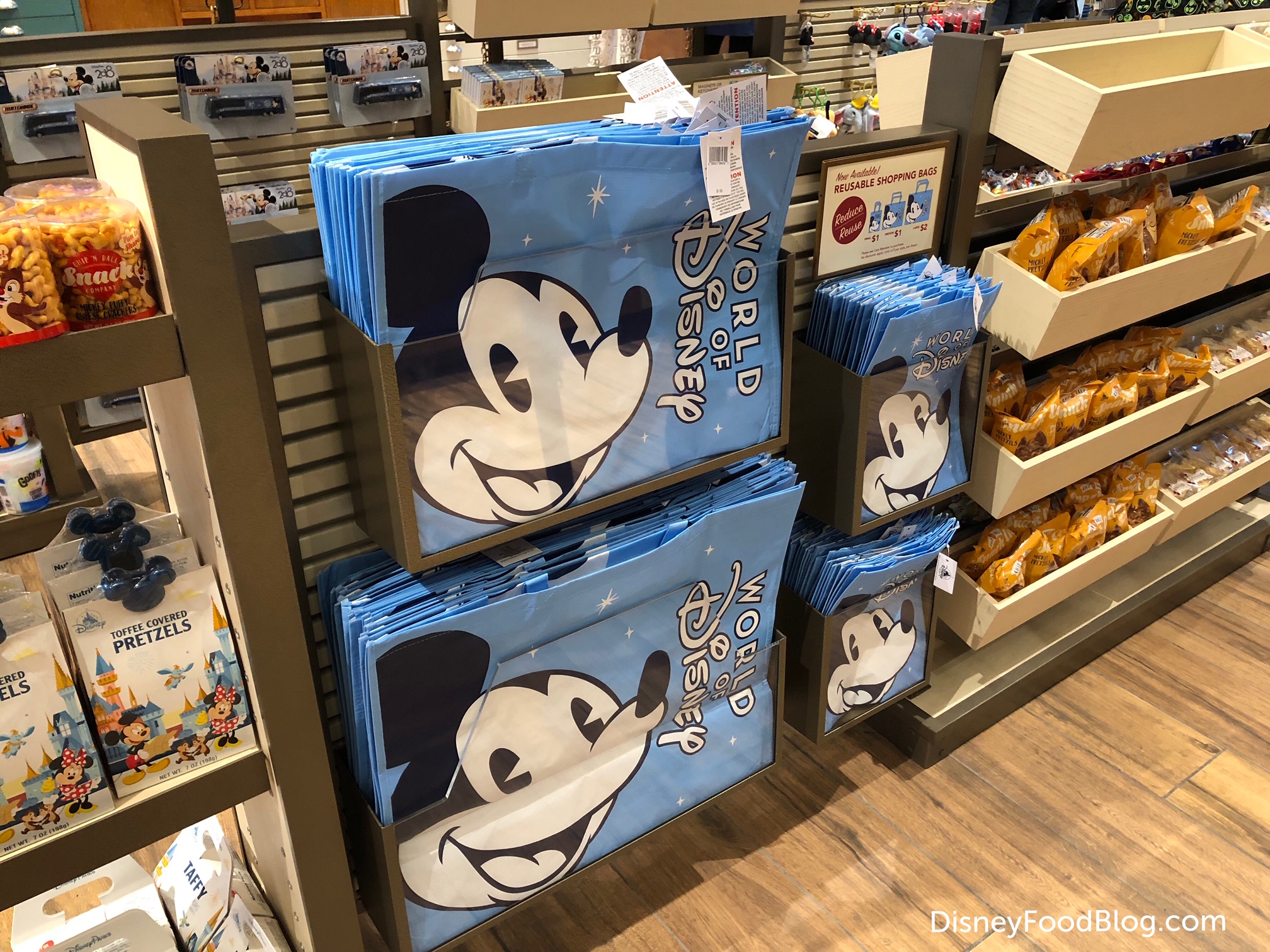 NEW Reusable Shopping Bags Available at the All-New World of Disney in Disney World