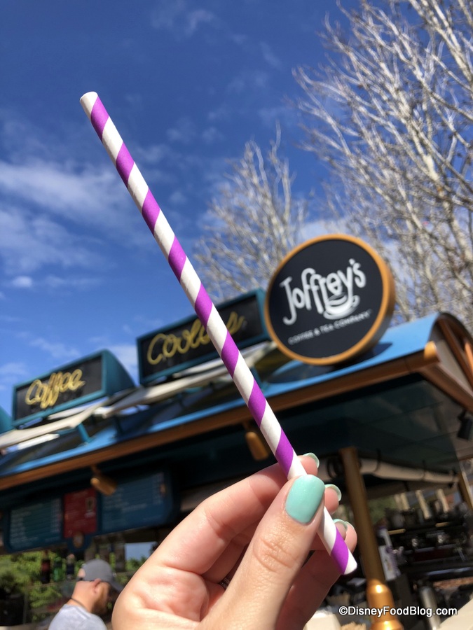 Paper Straws Spotted at Disney Starbucks