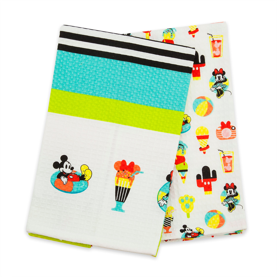 Disney Sunset Design Mickey and Minnie Mouse Kitchen Towel Set, 3